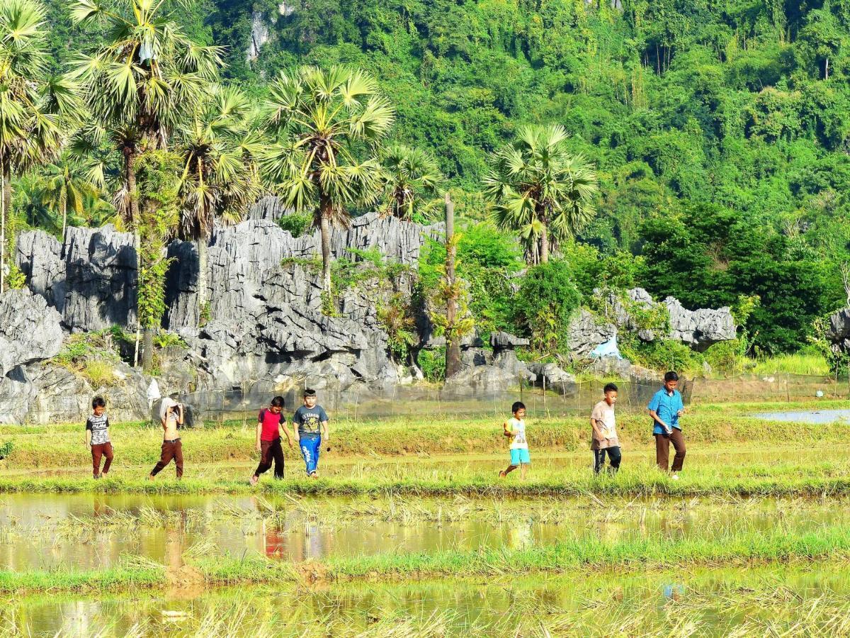 Rammang Rammang Eco Lodge Baloci Exteriör bild